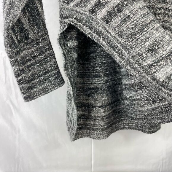 Anthropologie Field Flower Space Dye Gray Cowl Neck Tunic Sweater - Picture 12 of 16